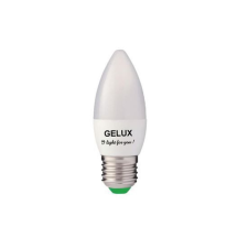Gelux Ecoled izzó, gyertya, meleg fény, 3000K, E14, 8W, Gelux izzó