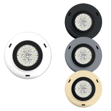 Gemas MINI-CLICKER white LED (hideg fehér) reflektor 7W Szürke medence kiegészítő