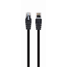 Gembird 0,5m rövid CAT6e fekete UTP Patch kábel kábel és adapter