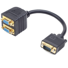 Gembird 2 portos VGA splitter (CC-VGAX2-20CM) kábel és adapter