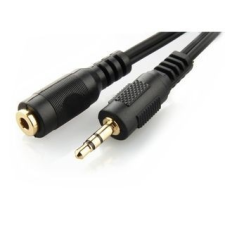 Gembird 3.5'' Jack hosszabbító kábel 5m aranyozott (CCA-421S-5M) kábel és adapter