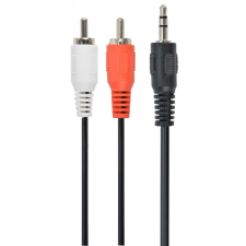 Gembird 3,5 jack/2RCA audio kábel 5m Black kábel és adapter