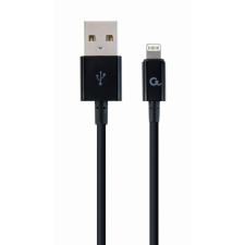 Gembird 8-pin - USB Type-A adat- és töltőkábel 2m fekete (CC-USB2P-AMLM-2M) (CC-USB2P-AMLM-2M) kábel és adapter