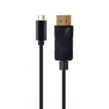 Gembird A-CM-DPM-01 USB-C to DisplayPort-male adapter 4K 60Hz cable 2m Black kábel és adapter