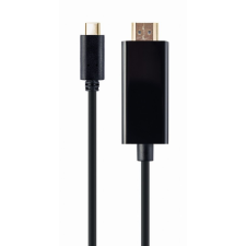 Gembird A-CM-HDMIM-02 USB-C - HDMI Kábel 2m - Fekete kábel és adapter