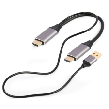 Gembird a-hdmim-dpm-01 active 4k hdmi male to displayport male adapter cable 2m black kábel és adapter