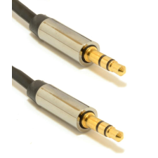 Gembird audio kábel Jack 3.5mm apa / Jack 3.5mm apa, 1m kábel és adapter