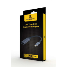 Gembird Cablexpert A-USB3C-DPF-01 video átalakító kábel 0,15 M USB C-típus DisplayPort Szürke kábel és adapter