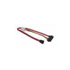 Gembird Cablexpert S-ATA tápkábel 15cm+ adatkábel 48cm Combo (CC-SATA-C1) kábel és adapter