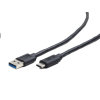 Gembird Cablexpert USB 3.0 AM --> Type-C (AM/CM) kábel 50cm fekete  (CCP-USB3-AMCM-0.5M) (CCP-USB3-AMCM-0.5M)