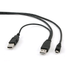 Gembird Cablexpert USB A-type mini male --> Dual USB A-type male 90 cm (CCP-USB22-AM5P-3) (CCP-USB22-AM5P-3) kábel és adapter
