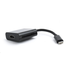 Gembird Cablexpert USB-C -> HDMI female adapter, fekete (A-CM-HDMIF-01) kábel és adapter