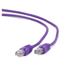 Gembird Cablexpert UTP CAT5e patch kábel 1m lila (PP12-1M/V) kábel és adapter