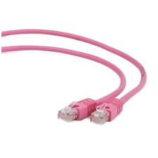 Gembird Cablexpert UTP CAT5e patch kábel 2m rózsaszín (PP12-2M/RO) kábel és adapter