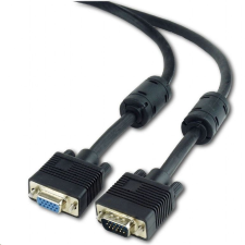 Gembird Cablexpert VGA hosszabbító kábel 10m (CC-PPVGAX-10M-B) kábel és adapter