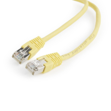 Gembird CAT5e F-UTP Patch Cable 1m Yellow kábel és adapter