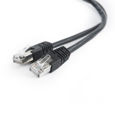 Gembird cat5e f-utp patch cable 2m black pp22-2m/bk kábel és adapter