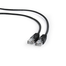 Gembird CAT5e U-UTP Patch Cable 1m Black (PP12-1M/BK) kábel és adapter