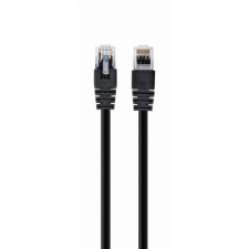Gembird cat5e u-utp patch cable 5m black pp12-5m/bk kábel és adapter