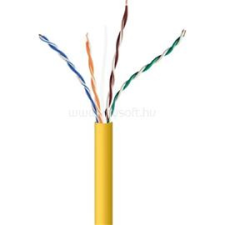 Gembird CAT5e UTP adatkábel 305m sárga fali CCA (UPC-5004E-SOL-Y) kábel és adapter