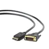 Gembird CC-DPM-DVIM-6 DisplayPort to DVI-D (Dual Link) (24+1) adapter cable 1, 8m Black