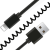 Gembird CC-LMAM-1.5M iPhone USB szinkronizáló- és töltő spirálkábel - Fekete