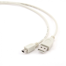 Gembird CC-USB2-AM5P-3 miniUSB cable 1m White kábel és adapter