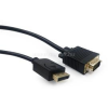 Gembird CCP-DPM-VGAM-6 DisplayPort to VGA adapter cable Black 1.8m (CCP-DPM-VGAM-6)