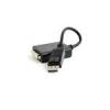 Gembird DisplayPort 1.2 -> DVI-D M/F adapter 0.1m fekete (A-DPM-DVIF-03) (A-DPM-DVIF-03)