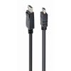 Gembird Displayport -> HDMI M/M kábel 5m fekete (CC-DP-HDMI-5M) (CC-DP-HDMI-5M)