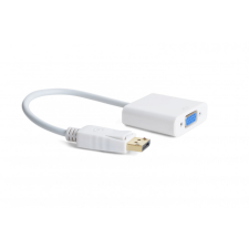 Gembird DisplayPort to VGA M/F adapter 0,2m White kábel és adapter