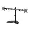 Gembird Dual monitor desk stand 13”-32” Black