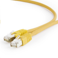Gembird FTP CAT6A patch kábel 0.25m sárga (PP6A-LSZHCU-Y-0.25M) kábel és adapter
