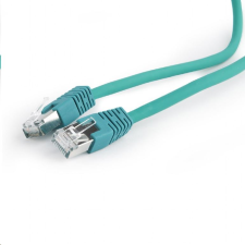 Gembird FTP CAT6A patch kábel 1m zöld (PP6A-LSZHCU-G-1M) (PP6A-LSZHCU-G-1M) kábel és adapter