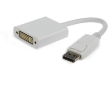Gembird Gembird Displayport -&gt; DVI-I M/F adapter 0.15m fehér kábel és adapter