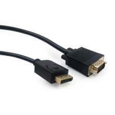 Gembird Gembird Displayport -&gt; VGA M/M video jelkábel 1.8m fekete kábel és adapter