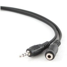 Gembird Gembird Jack stereo 3,5mm M/F audio kábel hosszabbító 3m fekete kábel és adapter