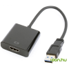 Gembird Gembird USB 3.0 apa ->HDMI anya Adapter Fekete