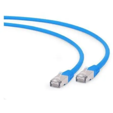 Gembird Gembirs Cat6a S/FTP, UTP kábel, kék, 1m kábel és adapter