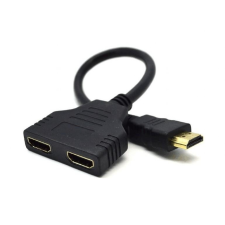 Gembird HDMI apa - 2X HDMI anya elosztó adapter (DSP-2PH4-04) kábel és adapter