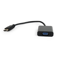 Gembird HDMI M to VGA 15cm Black kábel és adapter