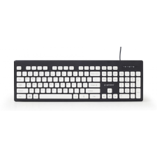 Gembird KB-CH-01 Chocolate keyboard Black US billentyűzet
