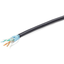 Gembird kültéri CAT5e FTP adatkábel 305m AWG24, gel fekete kábel és adapter