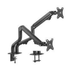 Gembird MA-DA2P-01 asztali TV konzol 81,3 cm (32&quot;) Fekete tv állvány és fali konzol