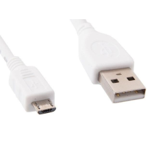 Gembird micro USB kábel 1.8m fehér (CCP-MUSB2-AMBM-6-W) kábel és adapter
