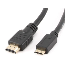 Gembird mini HDMI - HDMI kábel 1.8m aranyozott (CC-HDMI4C-6) kábel és adapter