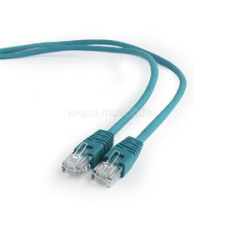 Gembird PP12-3M/G patch cord RJ45 cat.5e UTP 3m green (PP12-3M/G) kábel és adapter