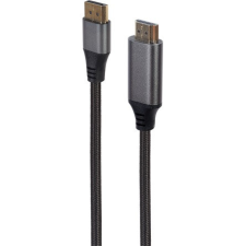  Gembird Premium DisplayPort 1.2 -&gt; HDMI 2.0 M/M video kábel 1.8m fekete kábel és adapter
