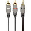Gembird RCA Jack Átalakító Fekete-Szürke 1.5m CCA-352-1.5M (CCA-352-1.5M)