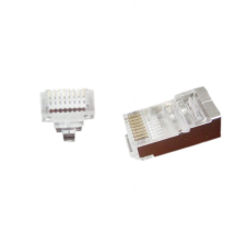 Gembird RJ45 FTP dugó 8P8C 10 db (LC-PTF-01/10) kábel és adapter